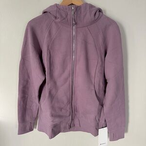 Lululemon Scuba full zip hoodie Lavender Lux NWT 14